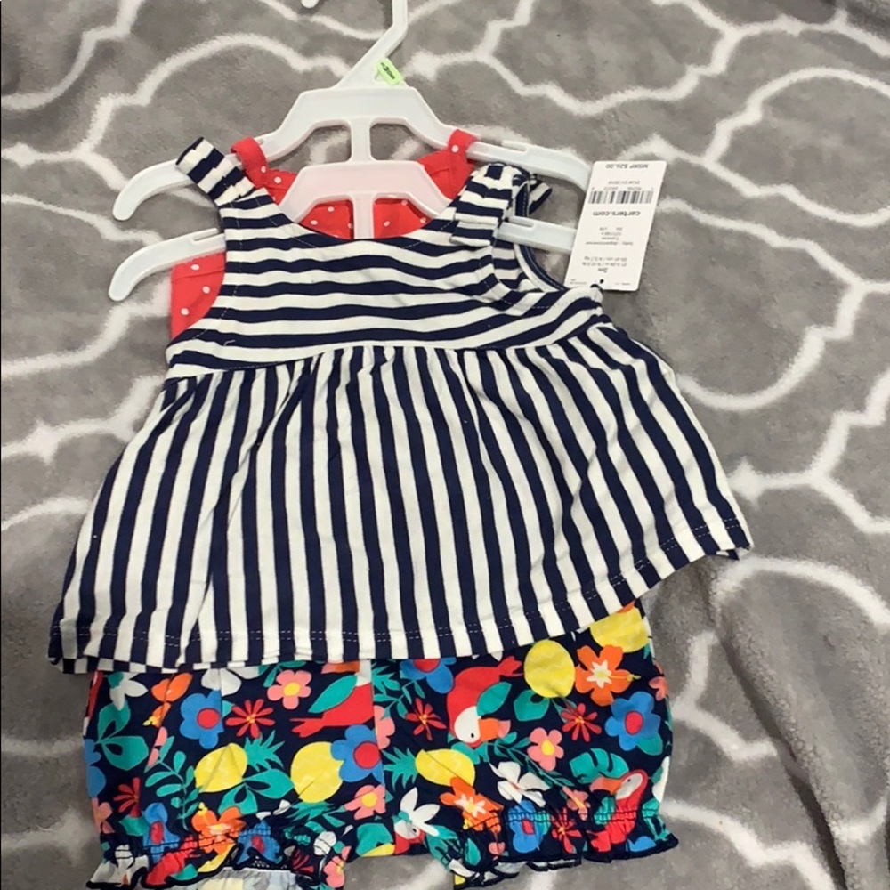 Carters summer clothes set